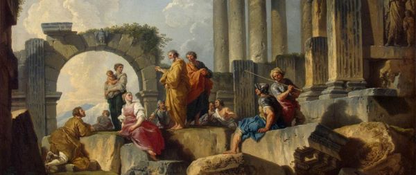 The Apostle Paul preaching at Ephesus