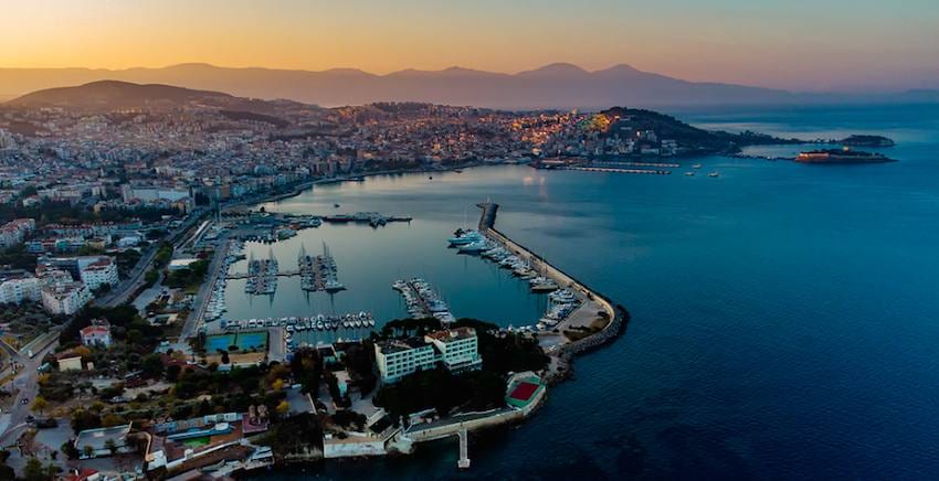Kuşadası and its harbor, the Aegean port most Ephesus visitors arrive through
