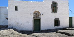 The entrance to the Cave of the Apocalypse, Patmos