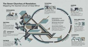 A detailed map of the Seven Churches of Revelation
