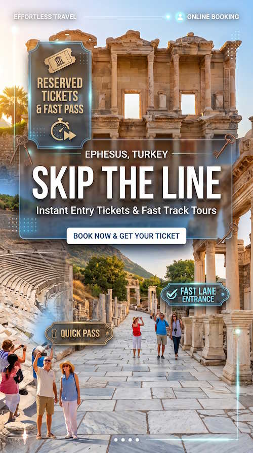 Skip the line in Ephesus, Turkey — instant entry tickets and fast track tours